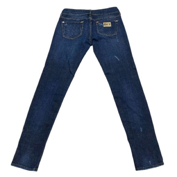 MET Jeans “Made in Italy” Low Rise Skinny Distressed Stretch Jeans 29x31 EUC - Picture 3 of 13